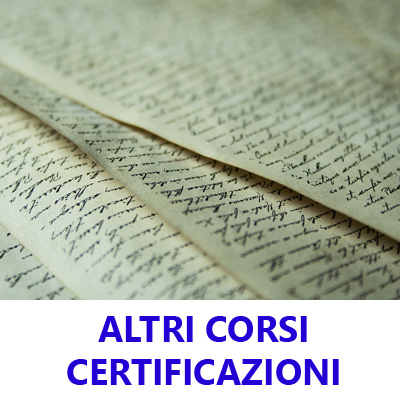 Altri corsi - Certificazioni